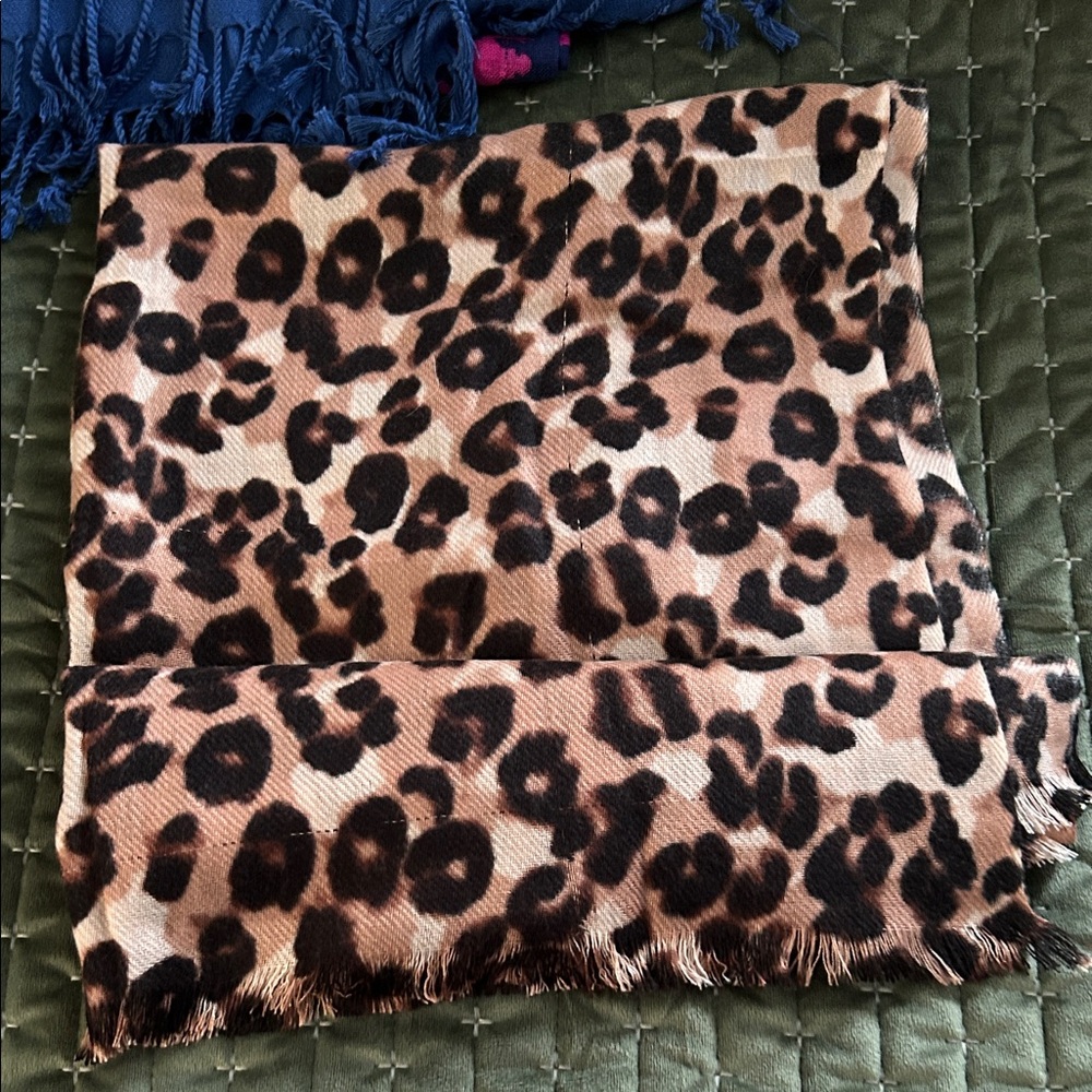 Leopard Print Scarf